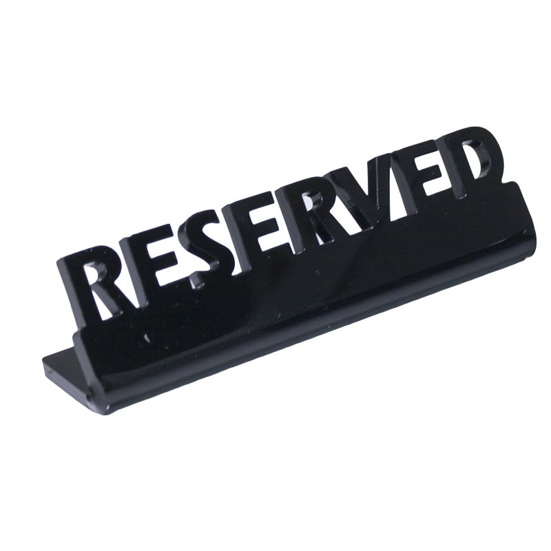 Suport acrilic rezevat pentru restaurant negru MN0136268