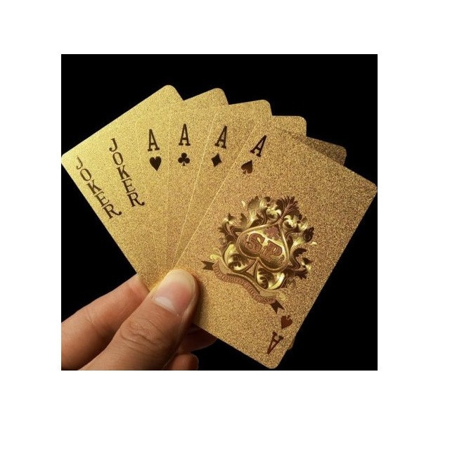 convenience scan Rouse 24K arannyal bevont póker kártya+ bizonyítvány - eMAG.hu