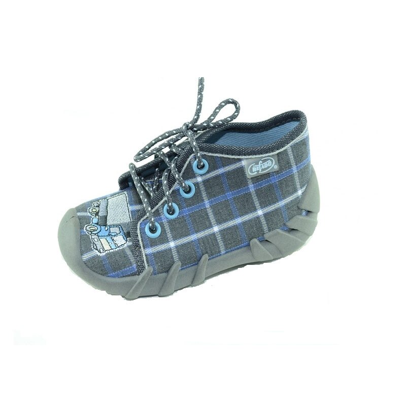 Pantofi din panza pentru baietei RENBUT RBTB2, Gri, 24