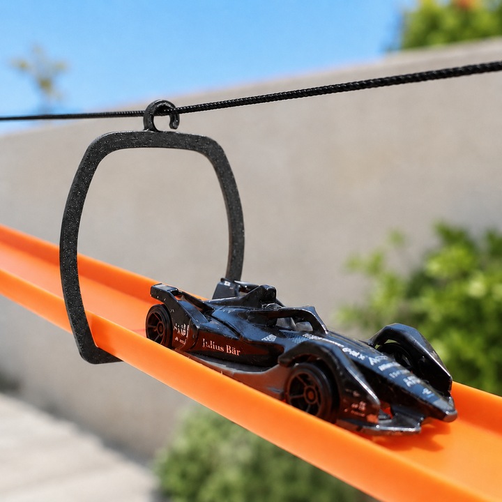 Függőhídtartók Hot Wheels pályákhoz, 6 darabos készlet