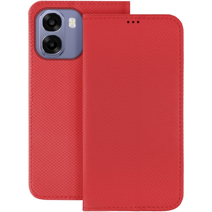 Husa pentru Oppo A6 4G / A6 5G / A6X 4G / A6X 5G / A6S 4G / A6S 5G Global flip smart case red