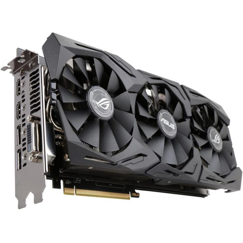 Placa Video, ASUS, ROG Strix Radeon RX 580 T8G, Gaming Top OC
