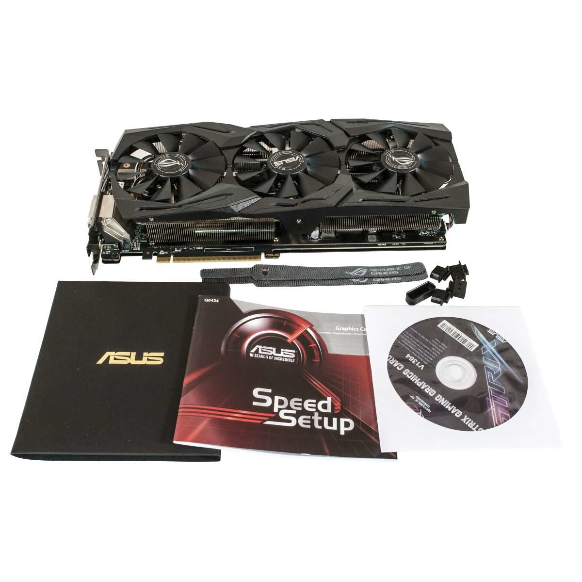 Placa Video, ASUS, ROG Strix Radeon RX 580 T8G, Gaming Top OC