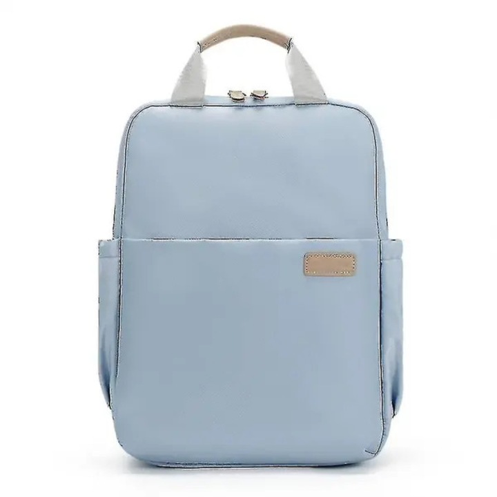 Rucsac dama din Oxford cu protectie pentru laptop, rezistent la soc, model IZO-CJ-K0497-260806-081, albastru deschis, 20-35 L