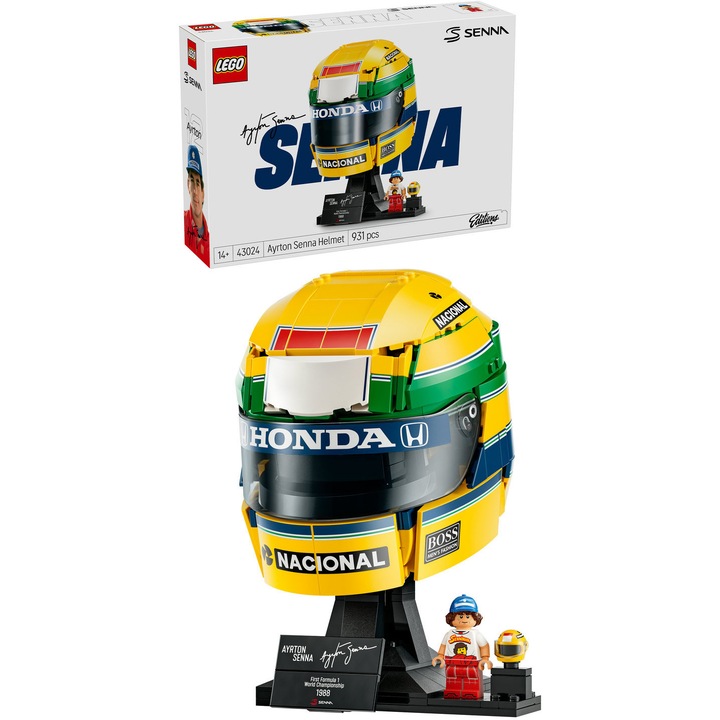 LEGO® Editions - Casca lui Ayrton Senna 43024, 931 piese