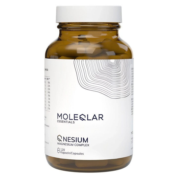 Qnesium MoleQlar, Complex cu 7 forme de magneziu, 120 capsule