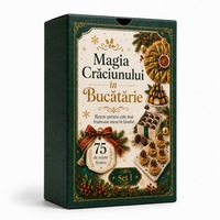 Carduri cu retete de Craciun, Magia Craciunului in bucatarie - 75 de carduri cu retete pentru cele mai frumoase mese in familie - Setul I