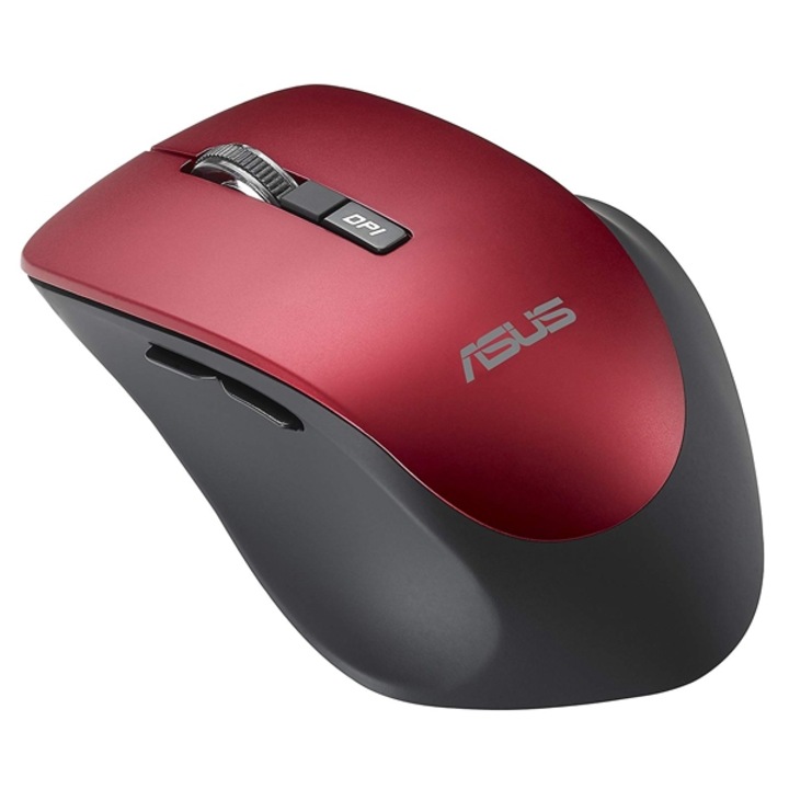 Безжична мишка, Asus WT425, Оптична, Червена