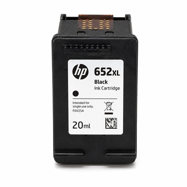 Tintapatron, HP 652XL, Fekete, 20ml