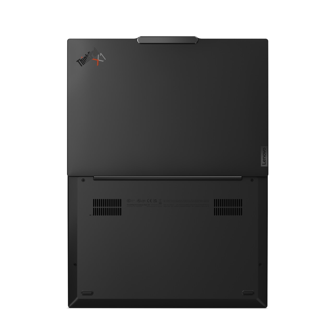 Laptop Lenovo ThinkPad X1 Carbon G12, 14" 1920x1200 IPS 400nits Touch Screen, Intel Core Ultra 7 165U 12-core, 16GB DDR5, 512 GB SSD m2 PCIe, Intel Graphics, Windows 11 Pro, Carbon, Aluminium Body 1.08 kg, Black