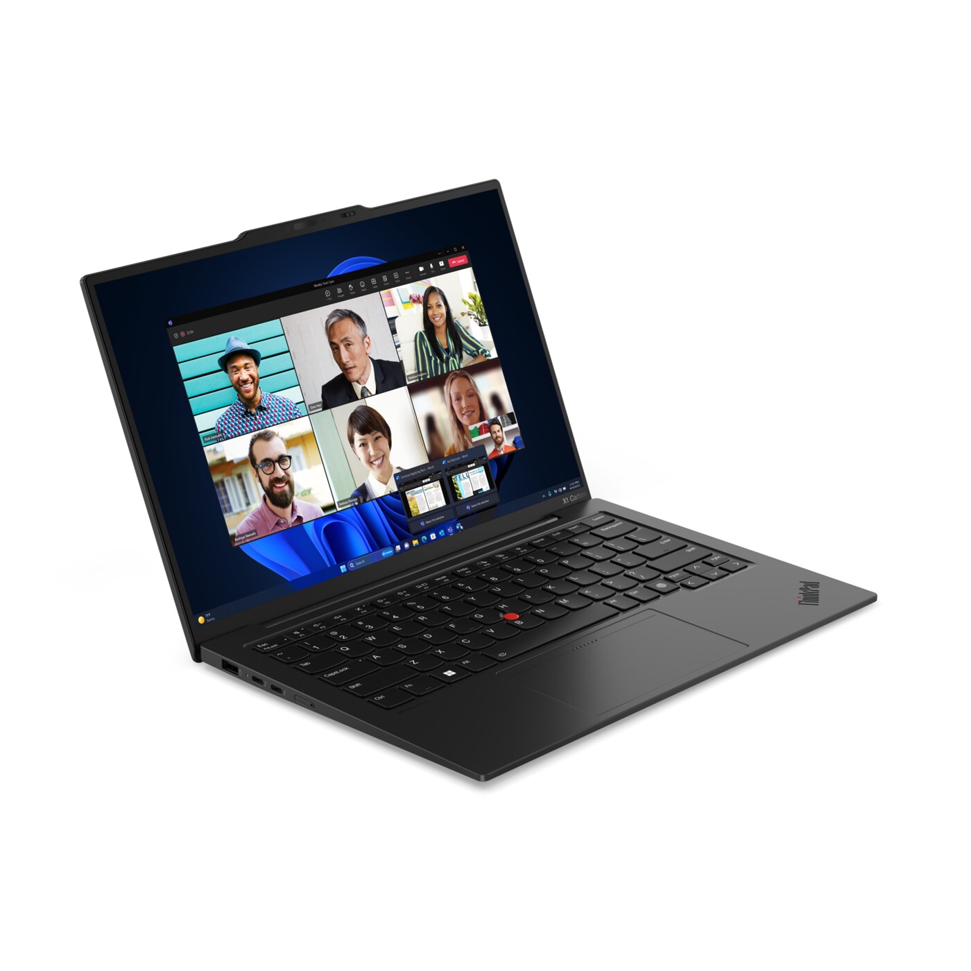 Laptop Lenovo ThinkPad X1 Carbon G12, 14" 1920x1200 IPS 400nits Touch Screen, Intel Core Ultra 7 165U 12-core, 16GB DDR5, 512 GB SSD m2 PCIe, Intel Graphics, Windows 11 Pro, Carbon, Aluminium Body 1.08 kg, Black