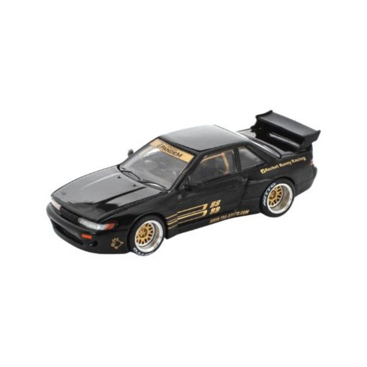 Nissan Pandem S13 Black 1:64-es méretarányú autómodell, Pop Race