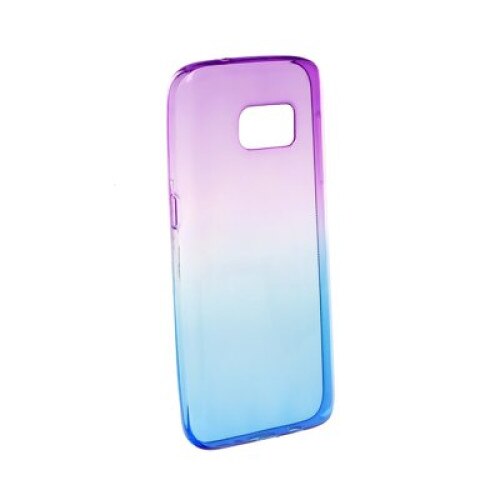 Husa protectie OMBRE CARBON pentru SAMSUNG GALAXY S7 (G930), Violet/Albastru