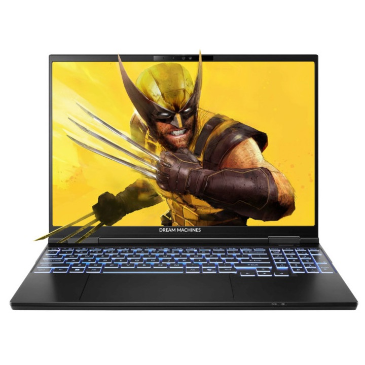 Laptop Gaming Dream Machines RS5070-15EU32, Ultra 7-356H, 15.3" QHD 165Hz, RTX 5070 8GB, 16GB RAM DDR5, 1TB SSD