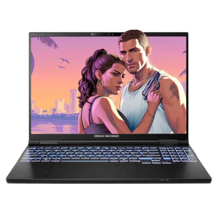 Laptop Gaming Dream Machines RS5060-15EU33, Ultra 7-356H, 15.3" QHD 165Hz, RTX 5060 8GB, 32GB RAM DDR5, 1TB SSD