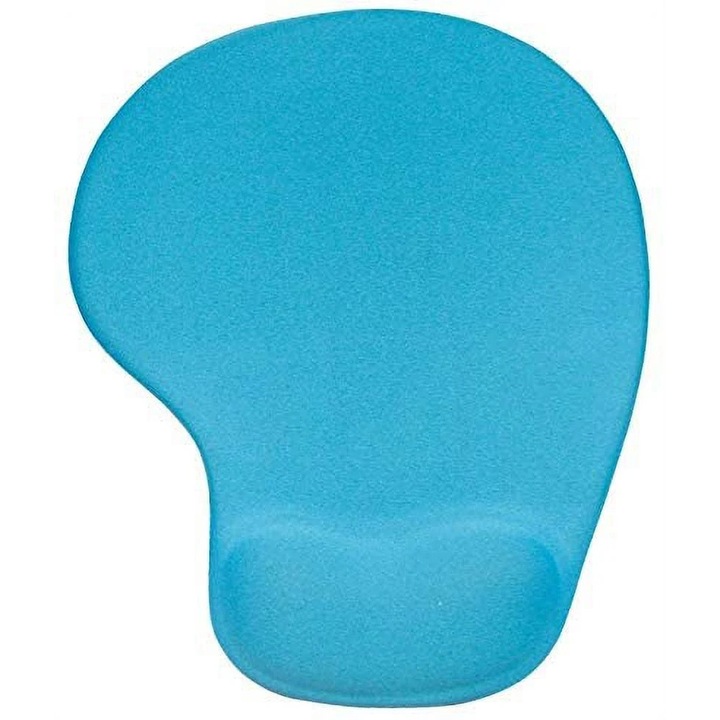 Mouse pad ergonomic YANYXR BCS3230437, suport cu gel pentru incheietura, baza antiderapanta, albastru