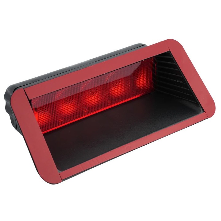Lumina stop LED K0323-0806-CJ44, 5 LED, DC 12V, carcasa ABS, rosu, 18.5 cm