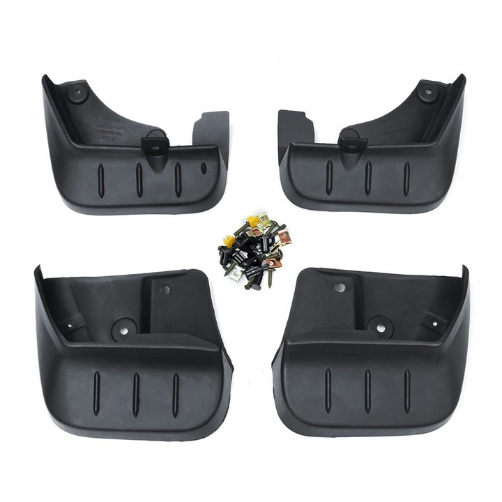 Комплект 4 калобрана за Subaru Forester SH 2008-2012, модел K0323-0806-CJ272, пластмаса, черен, размери 17x19cm/18x19cm