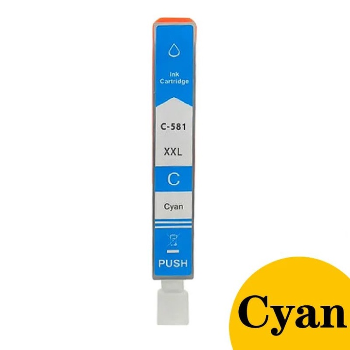 Kompatibilis Canon PGI-58 (C-581) XXL tintapatron, cián, 11.7 ml