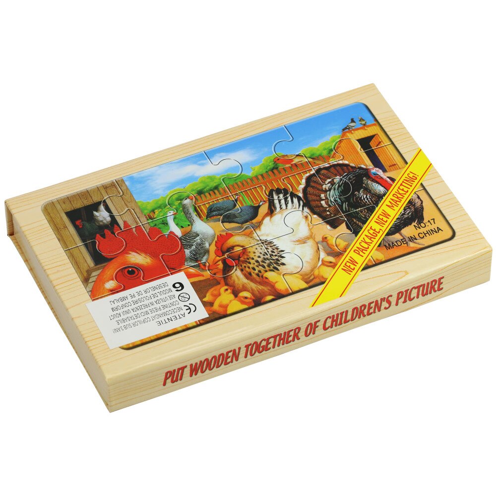 Set puzzle animale domestice I - 4 buc