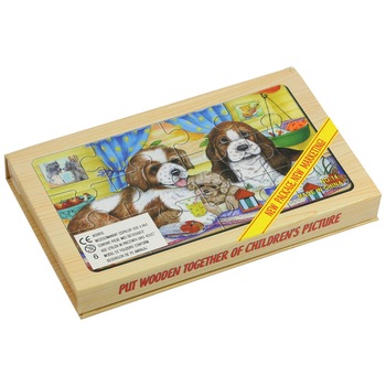 Set puzzle caini - 4 buc Set puzzle caini - 4 buc