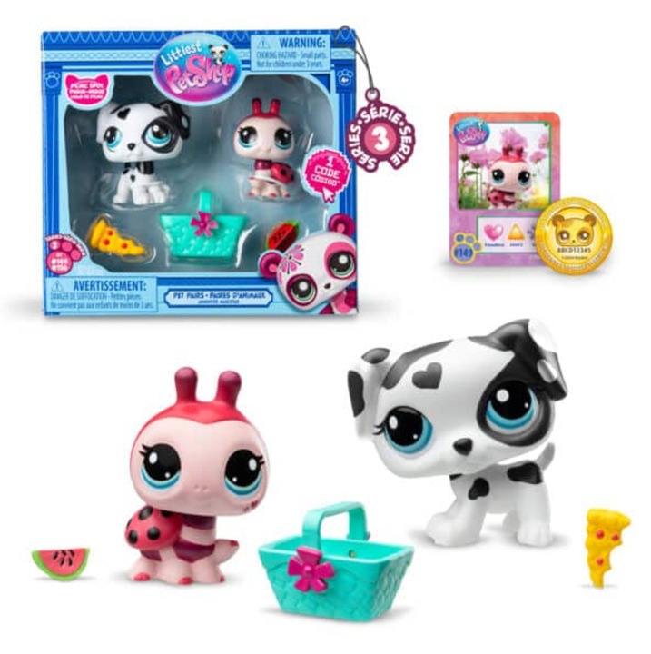 Комплект Littlest Pet Shop „Място за пикник“ с фигурки и аксесоари