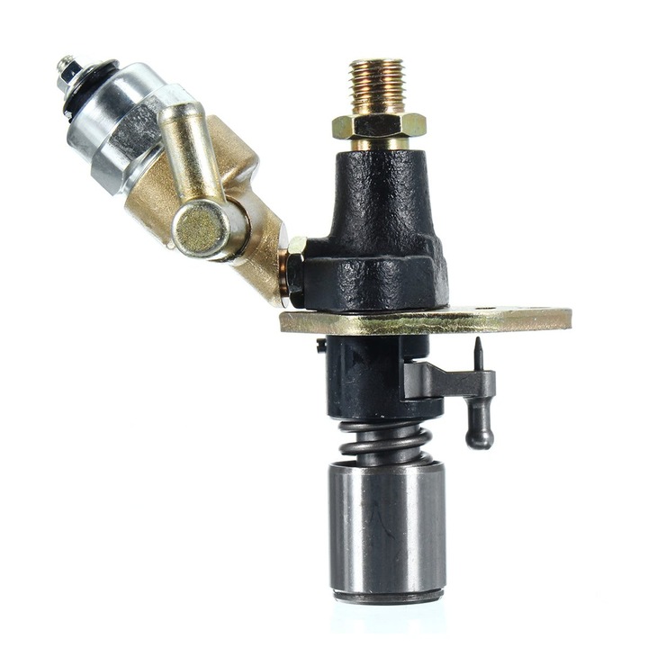 Pompa de injectie combustibil K0323-0806-CJ10247, compatibila cu Yanmar L100 / 186F 186FE 406cc (generatoare 5–7 kW, pompe de apa 4"), negru/auriu