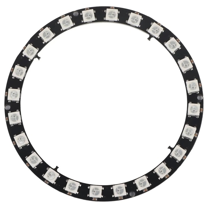 Modul LED WS2812 Neopixel, RGB adresabil, rotund, 24 de biti