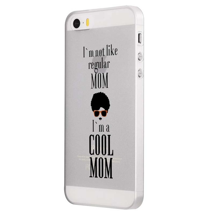 Szilikon védõtok, Cool Mum, Apple iPhone 5 / 5S / SE