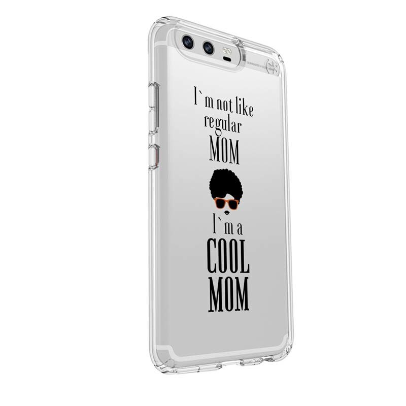Husa Silicon, Transparent, Ultra Slim 0.3MM, Cool Mom, Huawei HONOR 9