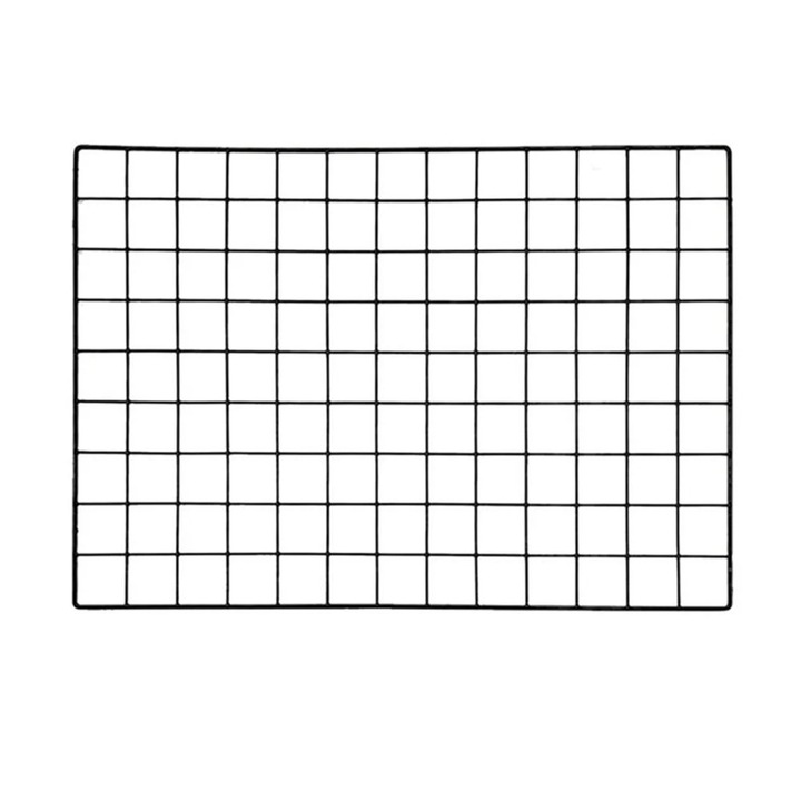 YANYXR BCS3232091 vas rács panel, fali tartó fényképekhez és dekorációkhoz, fekete, 40 x 80 cm