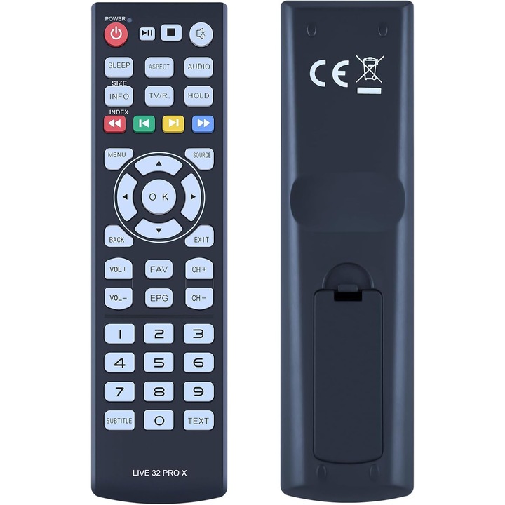 Telecomanda Inlocuitoare pentru DYON LIVE 43 PRO X, Enter 40 X2, Enter 24 X2