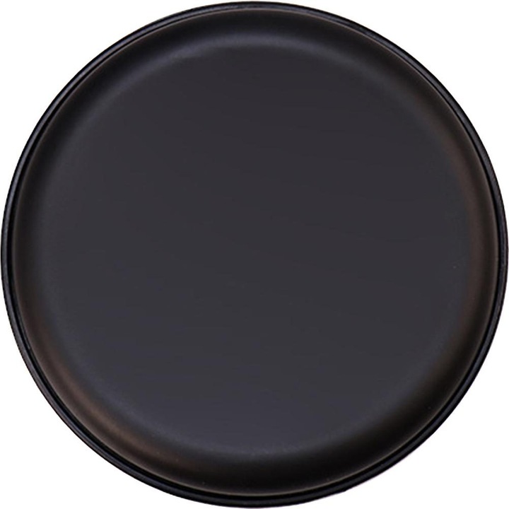 Suport pentru incheietura mouse K0460-emagCJ-5570, rotund din PU, negru, 9.5 x 9.5 x 3 cm