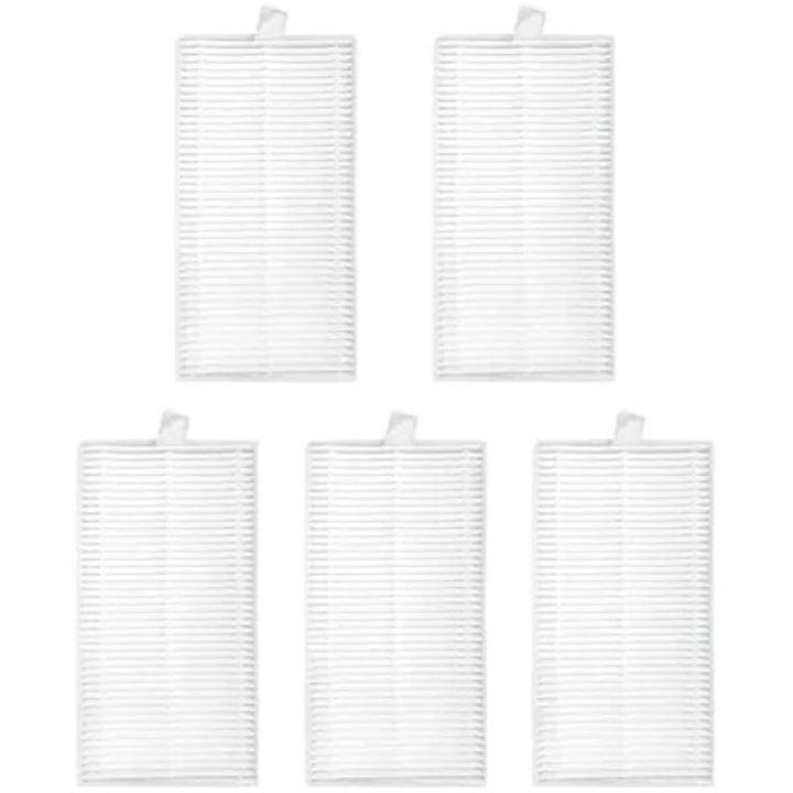 Set 5 filtre de schimb pentru aspirator robot, K0569-260806-1698-AMC, alb