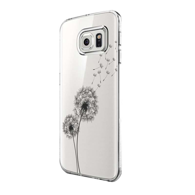 Husa Silicon, Transparent, Ultra Slim 0.3MM, Dandelion, Samsung Galaxy Xcover 4