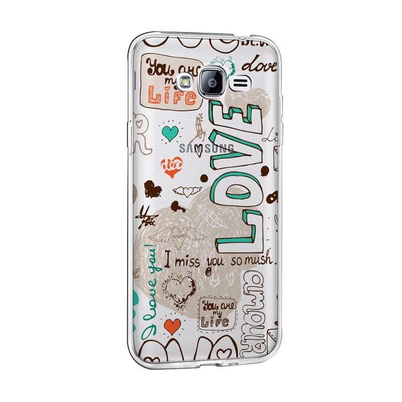 Husa Silicon, Transparent, 0.5MM, Love February, Samsung Galaxy J5 2016