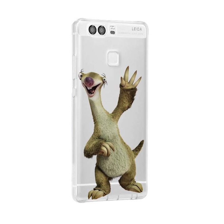 Husa Silicon, Transparent, 0.5MM, Ice Age Sid, Huawei P10 Lite