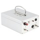 Vákuumszivattyú fejőgéphez emag01-WT5440, 80 kPa max, 100–240 V tápellátás adapterrel (US csatlakozó), beépített 18650 5200 mAh akkumulátor, alumínium ház, ezüst