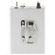 Vákuumszivattyú fejőgéphez emag01-WT5440, 80 kPa max, 100–240 V tápellátás adapterrel (US csatlakozó), beépített 18650 5200 mAh akkumulátor, alumínium ház, ezüst
