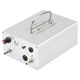 Vákuumszivattyú fejőgéphez emag01-WT5440, 80 kPa max, 100–240 V tápellátás adapterrel (US csatlakozó), beépített 18650 5200 mAh akkumulátor, alumínium ház, ezüst