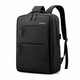 Rucsac pentru laptop din material rezistent la apa, cu port USB pentru incarcare si compartiment laptop, negru