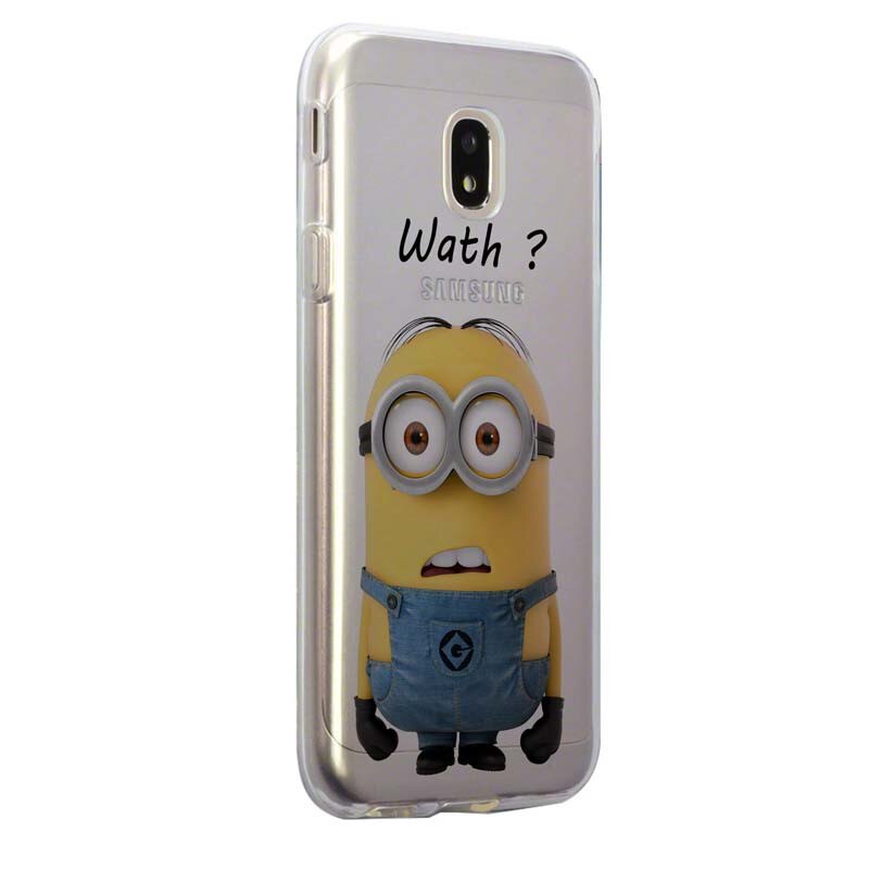 Husa Silicon, Transparent, Slim, Minion Whaaat?, Huawei Honor 5X / GR5
