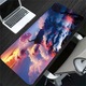 Mousepad gaming K0323-0806-CJ10114, suprafata din cauciuc cu margine cusuta, design peisaj anime Japonia, multicolor, 800 x 300 x 1.5 mm
