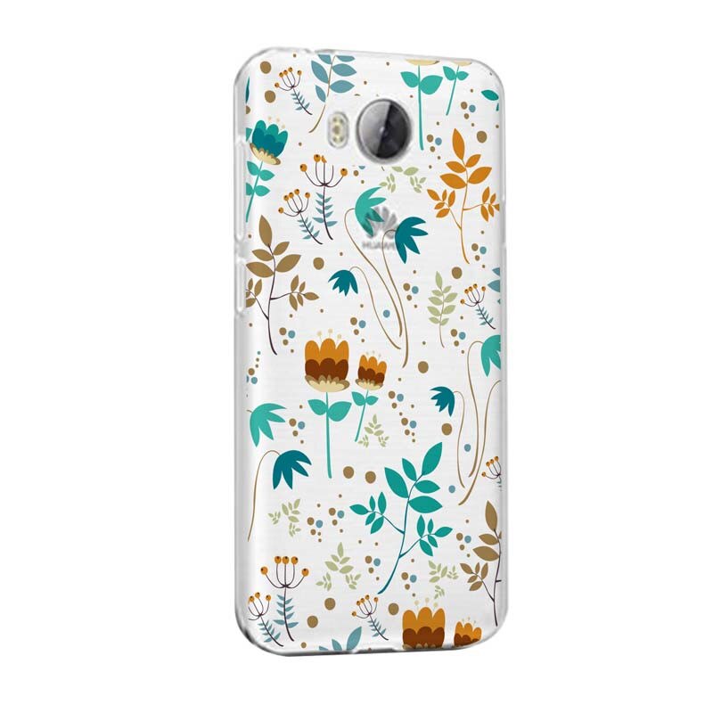 Husa Silicon, Transparent, Slim, Spirng Flowers, Huawei Honor 4A