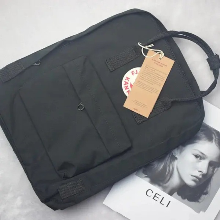 Rucsac casual din G-1000, capacitate 20 L, impermeabil, buzunar frontal mare si maner de transport, negru