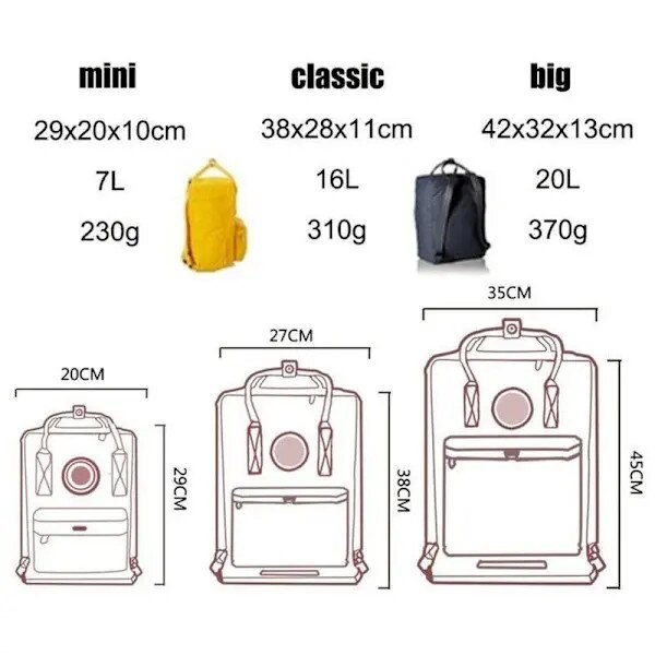 Rucsac casual din G-1000, capacitate 20 L, impermeabil, buzunar frontal mare si maner de transport, negru