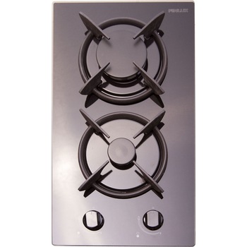 Plita incorporabila domino Finlux FXVG 320, Gaz, 2 zone de gatit, sticla neagra Plita incorporabila domino Finlux FXVG 320, Gaz, 2 zone de gatit, sticla neagra