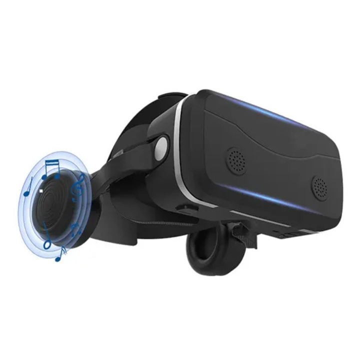 Ochelari VR G15E (CJ-FQ-K0384-260409-2848) cu difuzoare integrate, compatibili cu telefoane 4,5–7,0 inch, negru