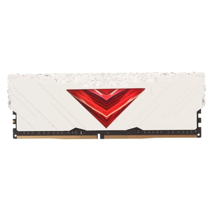 Memória RAM DDR4 emag01-WT10526 16GB 3600MHz, CL18 (18-22-22-42), 1.35V, RGB arany világítással, fém hűtőborda, fehér