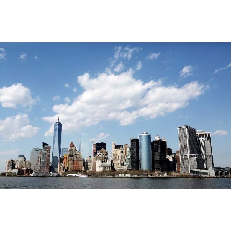 Tablou canvas Nori peste Manhattan (45 x 30 cm)